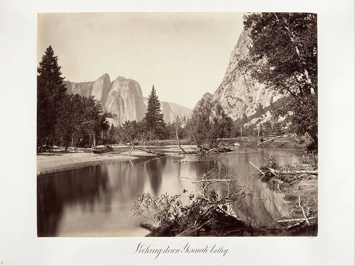 Looking Down Yosemite Valley — Carleton E. Watkins