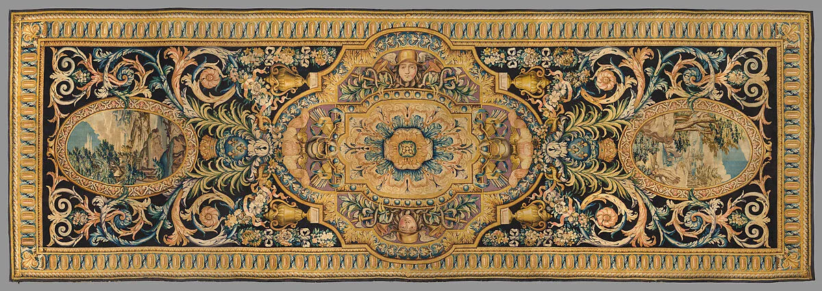 Carpet with landscapes — Savonnerie Manufactory|Charles Le Brun