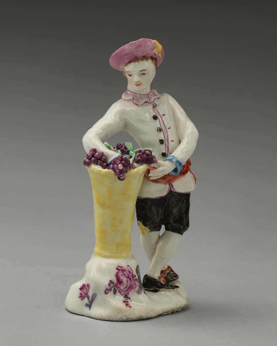 Vintner (one of a pair) — Chelsea Porcelain Manufactory