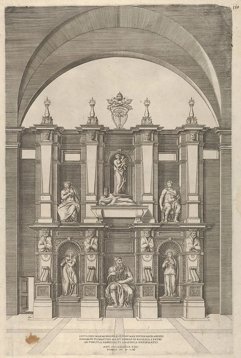 Speculum Romanae Magnificentiae: Sepulchre of Julius II — Anonymous|Antonio Salamanca