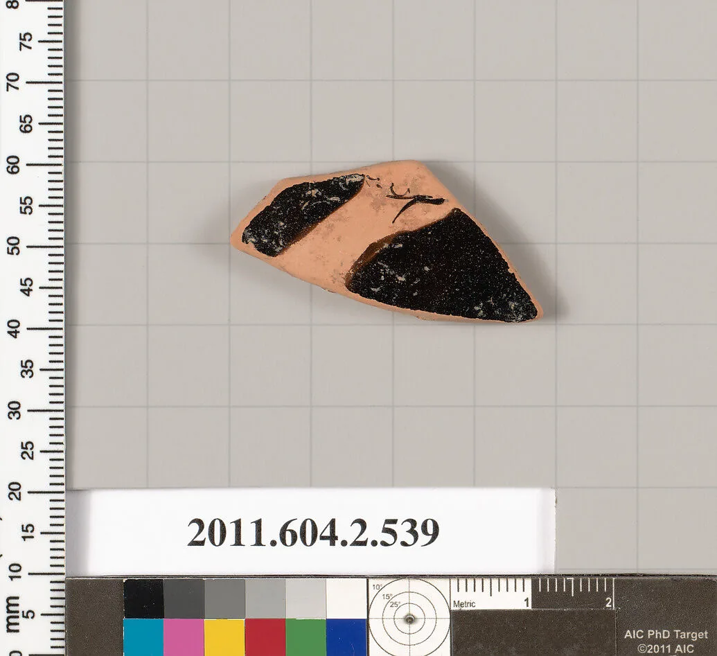 Terracotta fragment of a column-krater (bowl for mixing wine and water) — Unknown