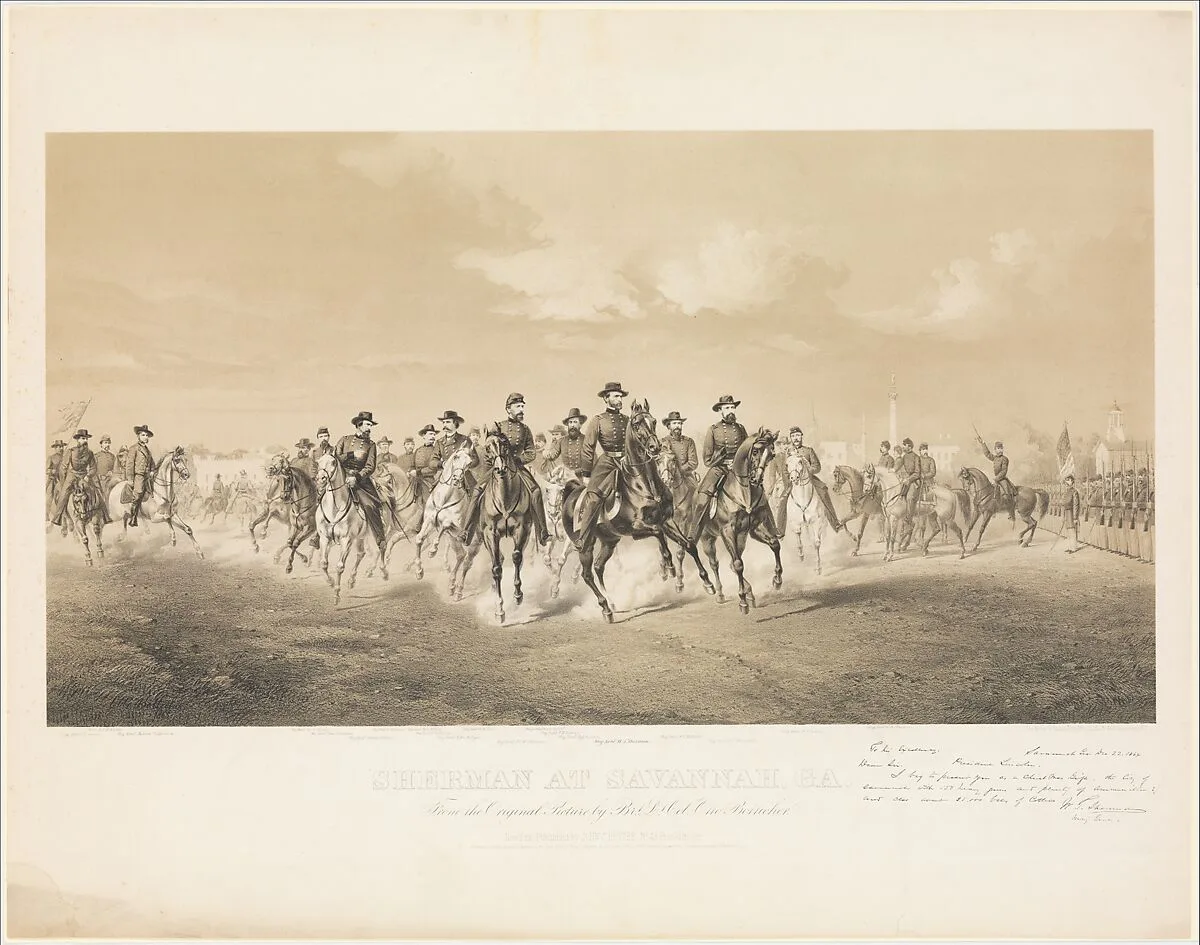 Sherman at Savannah, Georgia — John Chester Buttre|Otto Botticher|Major & Knapp