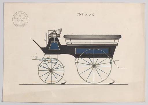 Design for a Wagonette, no. 3159
