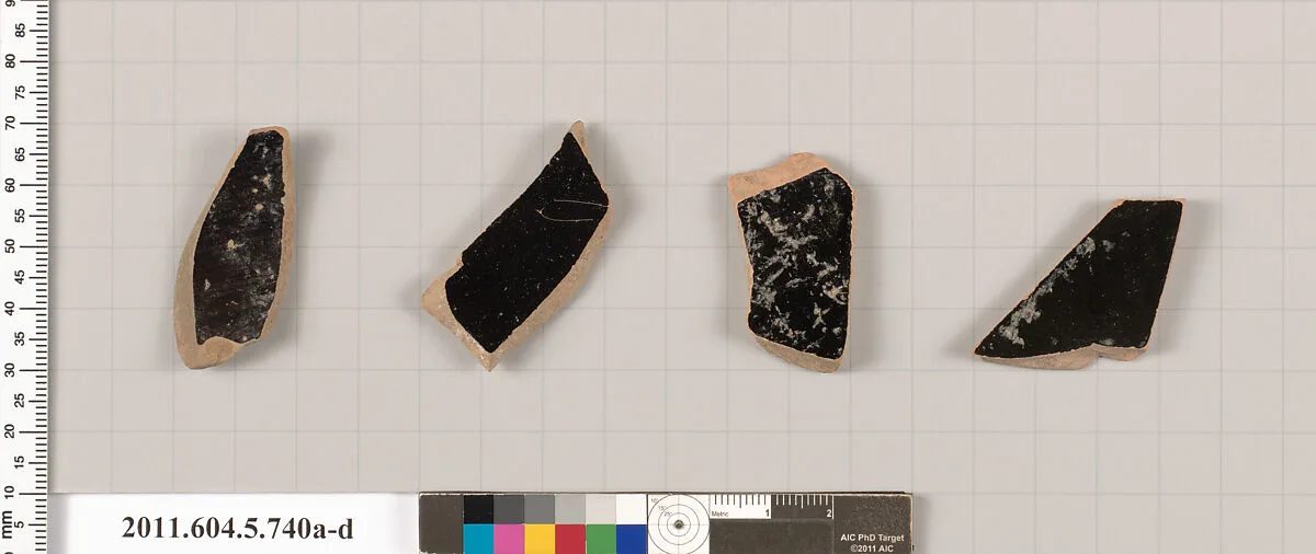 Terracotta fragments of kylikes (drinking cups) — Unknown