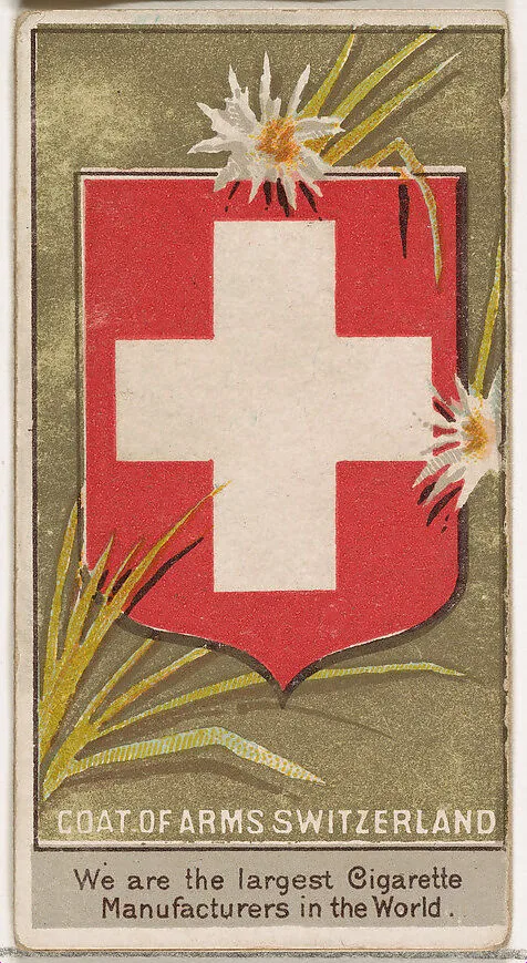 President Hertenstein of Switzerland, from the Rulers, Flags, and Coats of Arms series (N126-2) issued by W. Duke, Sons & Co. — W. Duke, Sons & Co.