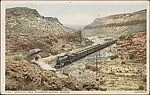 Santa Fe Train in Crozier Canyon, Arizona.