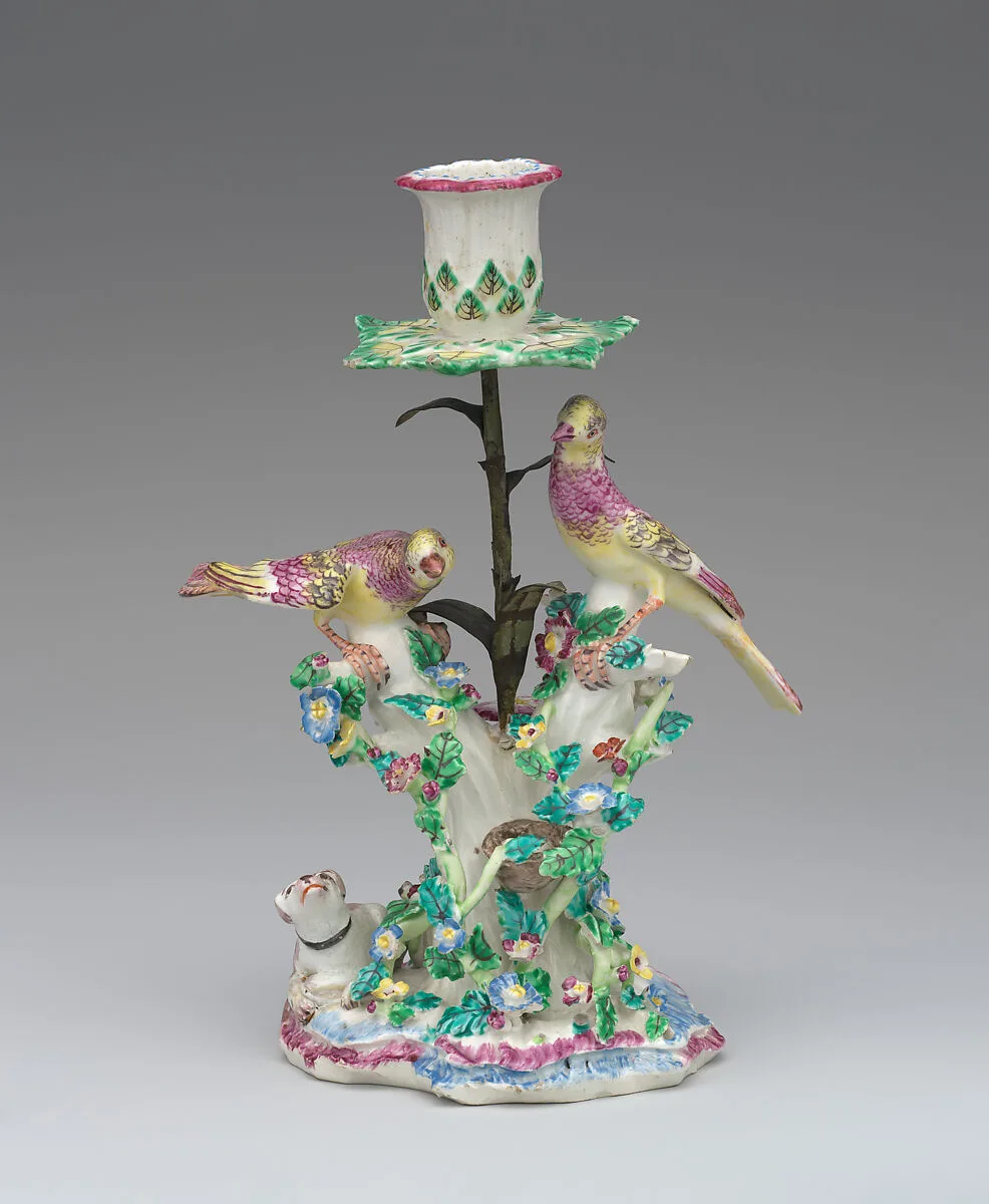 Candlestick — Bow Porcelain Factory