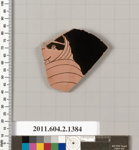 Terracotta fragment of a skyphos (deep drinking cup)