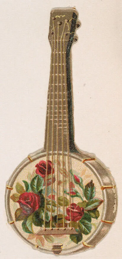 Banjo, from the Novelties series (N228, Type 4) issued by Kinney Bros. — Kinney Brothers Tobacco Company