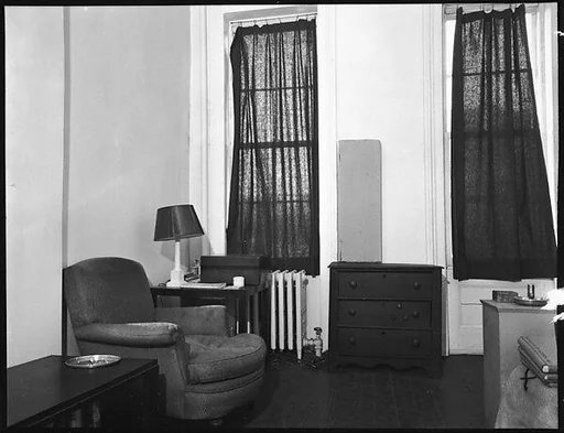[Living Room of Walker Evans's Apartment, 441 East 92nd Street, New York City]