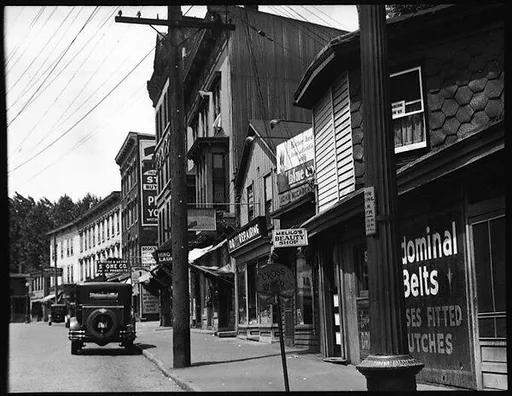 [Street Scene, Possibly Danbury, Connecticut]