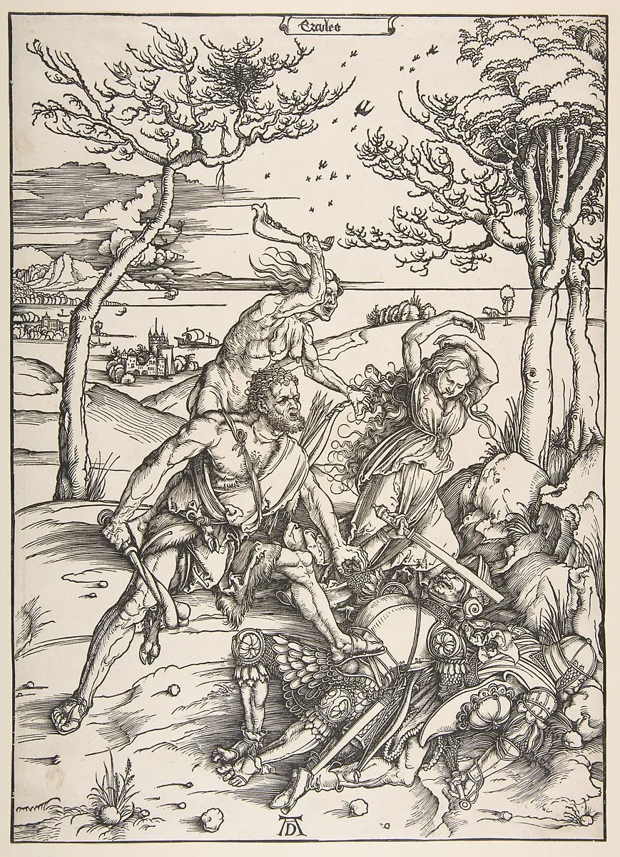Hercules and Cacus — Albrecht Dürer