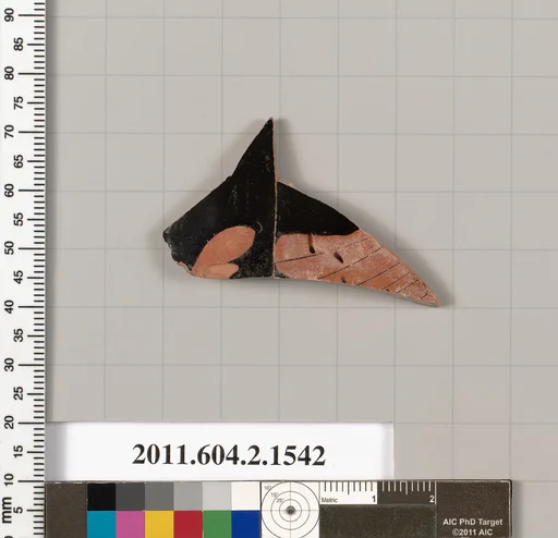 Terracotta fragment of a skyphos (deep drinking cup)