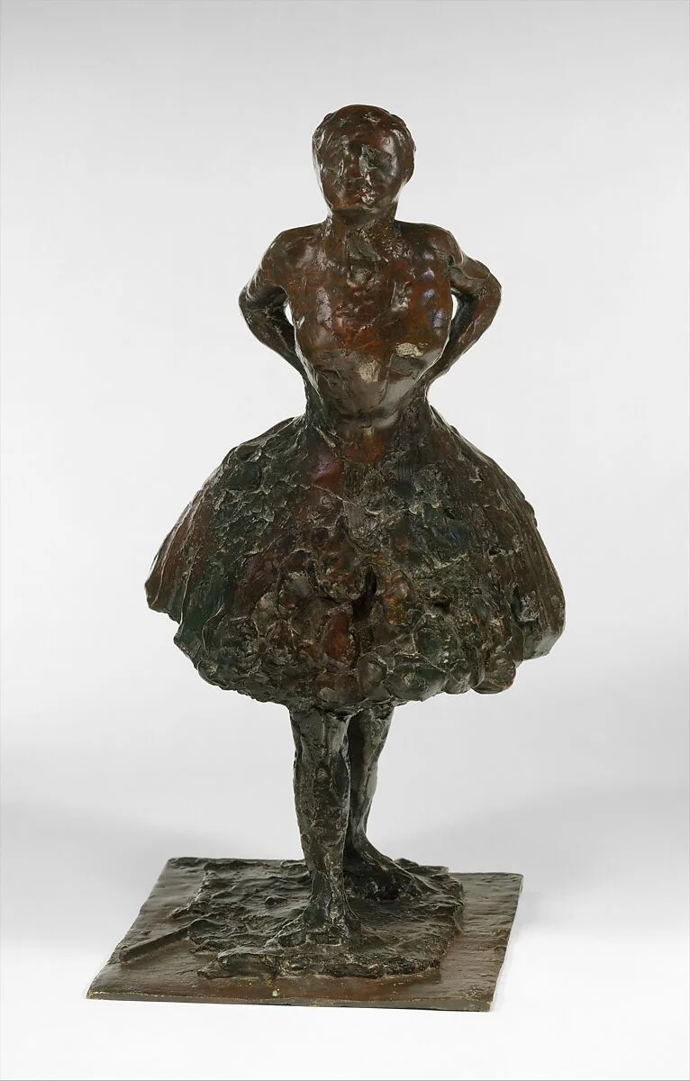 Dressed Dancer at Rest, Hands Behind Her Back, Right Leg Forward (Second State) — Edgar Degas|A.-A. Hébrard et Cie
