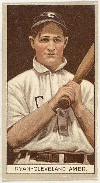 J.B. Ryan, Cleveland, American League, from the Brown Background series (T207) for the American Tobacco Company — American Tobacco Company