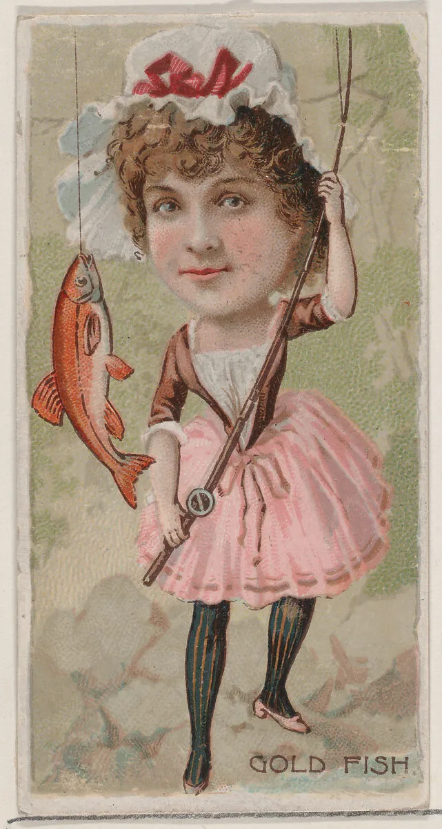 Goldfish, from the series Fishers and Fish (N74) for Duke brand cigarettes — W. Duke, Sons & Co.|Knapp & Company