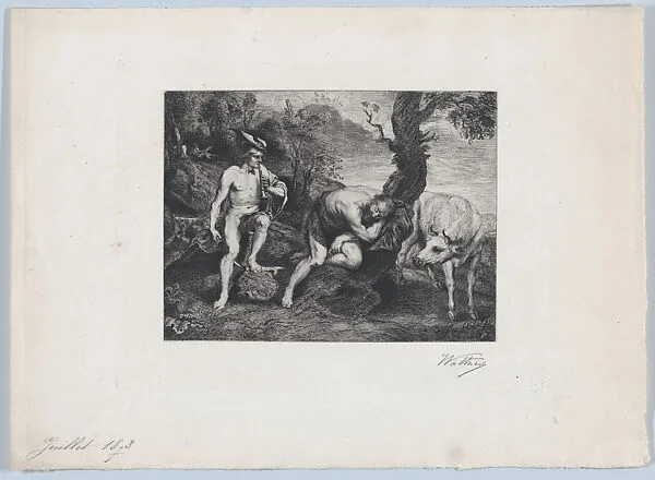 Mercury, Argus and Io — Peter Paul Rubens|Charles-Albert Waltner