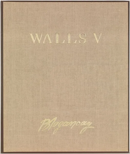 Cover of portfolio case from Walls V — Burhan Doğançay|Tamarind Lithography Workshop