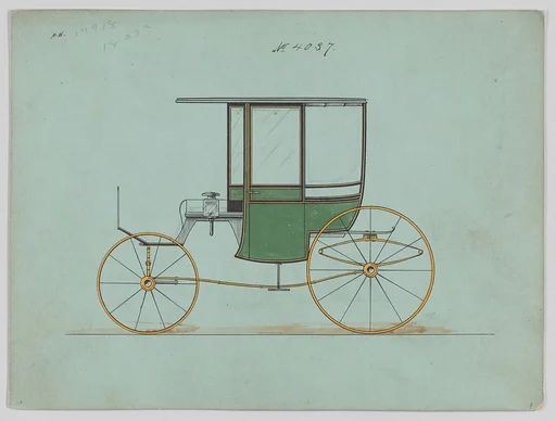 Design for 4 seat Rockaway, no. 4037