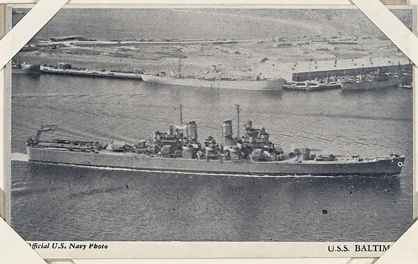 U.S.S. Baltimore from Military--Official Photos cards (W615) — Unknown