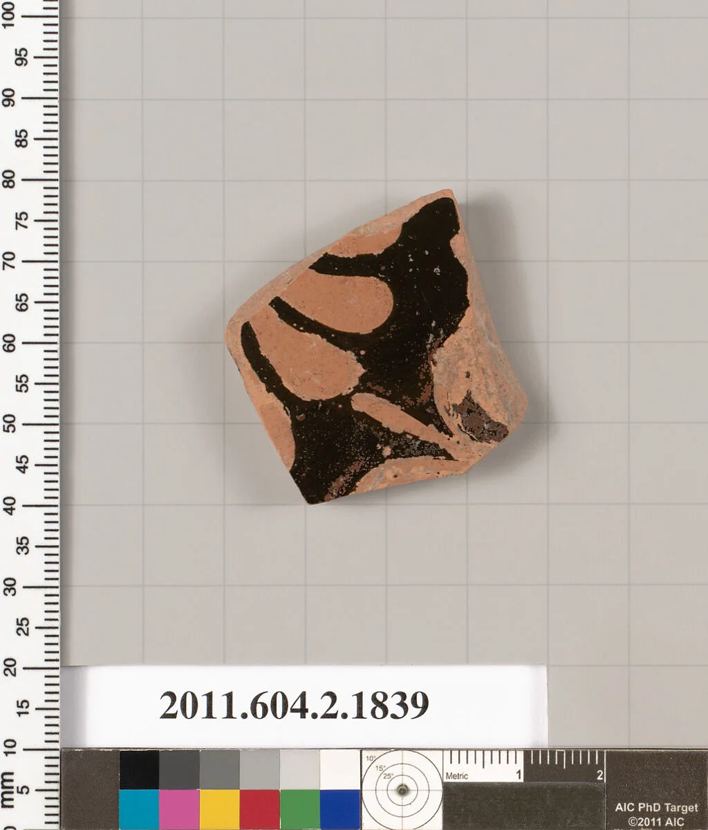 Terracotta fragment of a skyphos (deep drinking cup) — Unknown