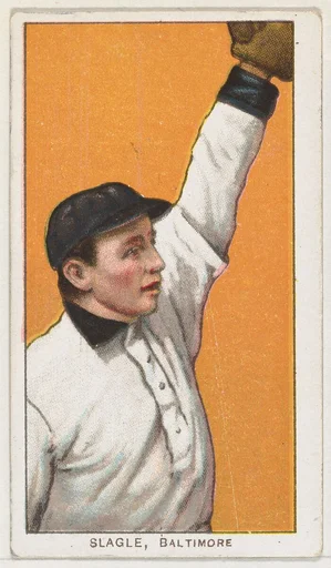 Slagle, Baltimore, Eastern League, from the White Border series (T206) for the American Tobacco Company