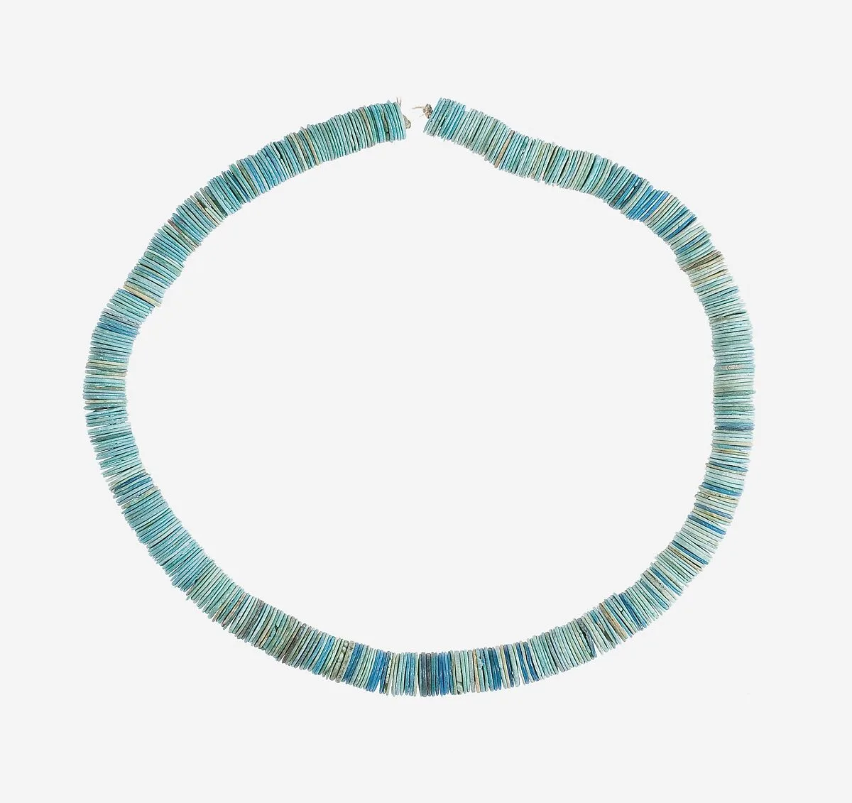 String of Large Flat Disk Beads — Unknown