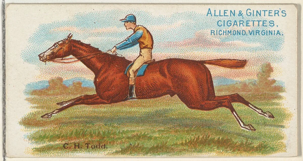 C.H. Todd, from The World's Racers series (N32) for Allen & Ginter Cigarettes — Allen & Ginter|Lindner, Eddy & Claus
