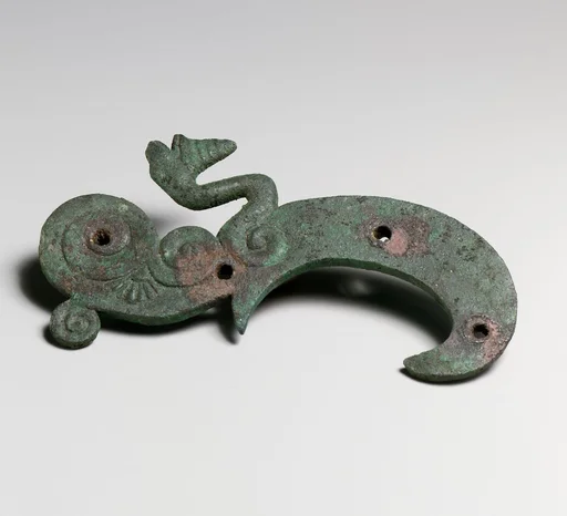 Fragments of a cart or chariot, S-shaped braces