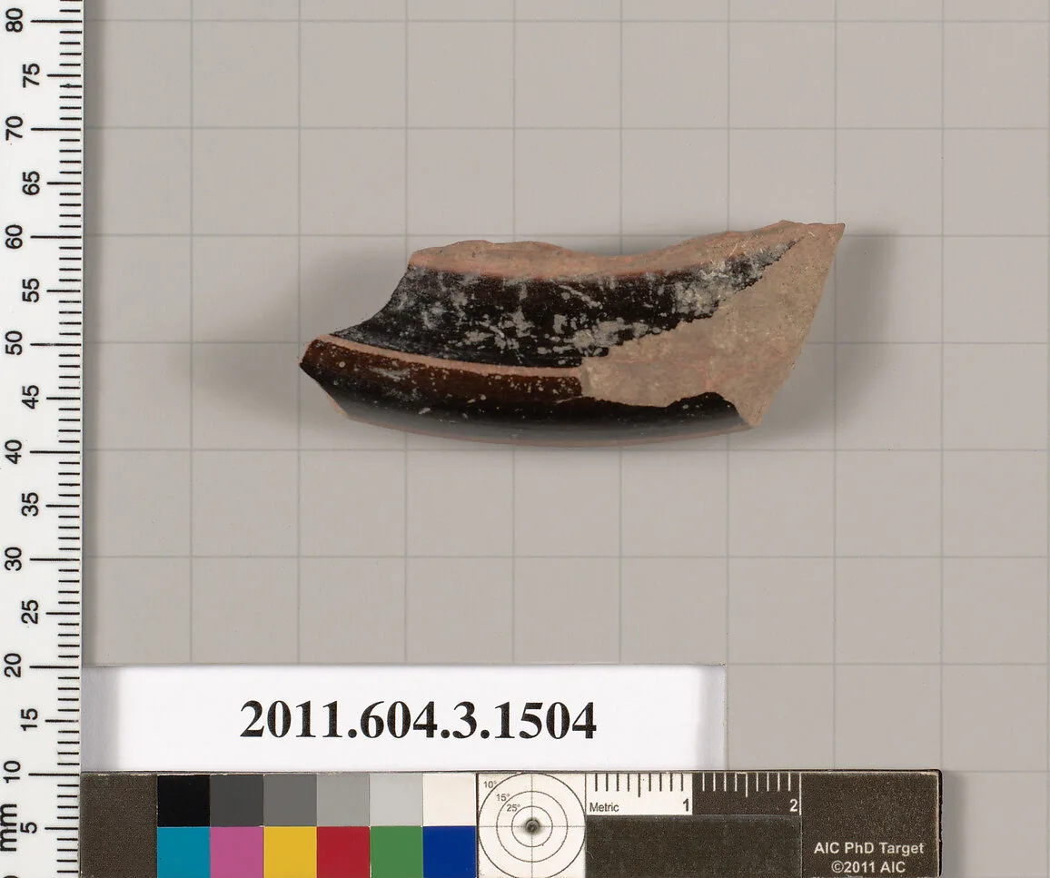 Terracotta fragment of a skyphos (deep drinking cup) — Unknown
