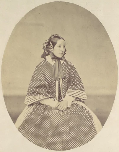 [Young Woman in Dotted Dress]