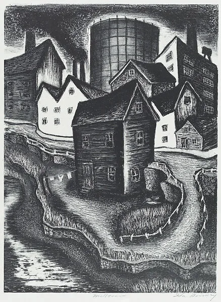 Mill Town — Ida Binney|WPA