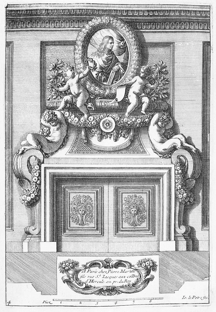 Oeuvres. Vol. I — Jean Le Pautre|Jean Mariette|M. Daigremont|Nicolas Langlois|Antoine Trouvain|Jean I Leblond|Jacques II Chereau|Jean II Leblond|Pierre Le Pautre|Pierre Mariette le fils
