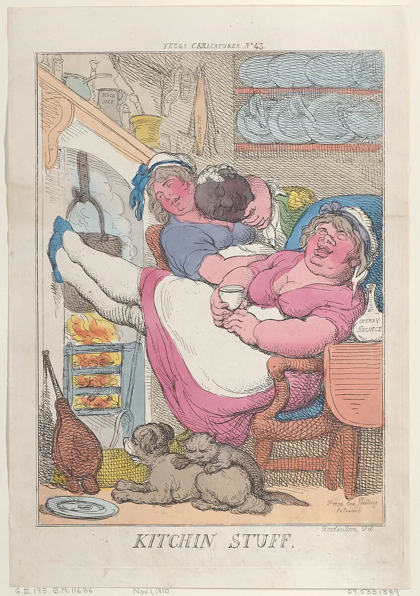 Kitchin Stuff — Thomas Tegg|Thomas Rowlandson
