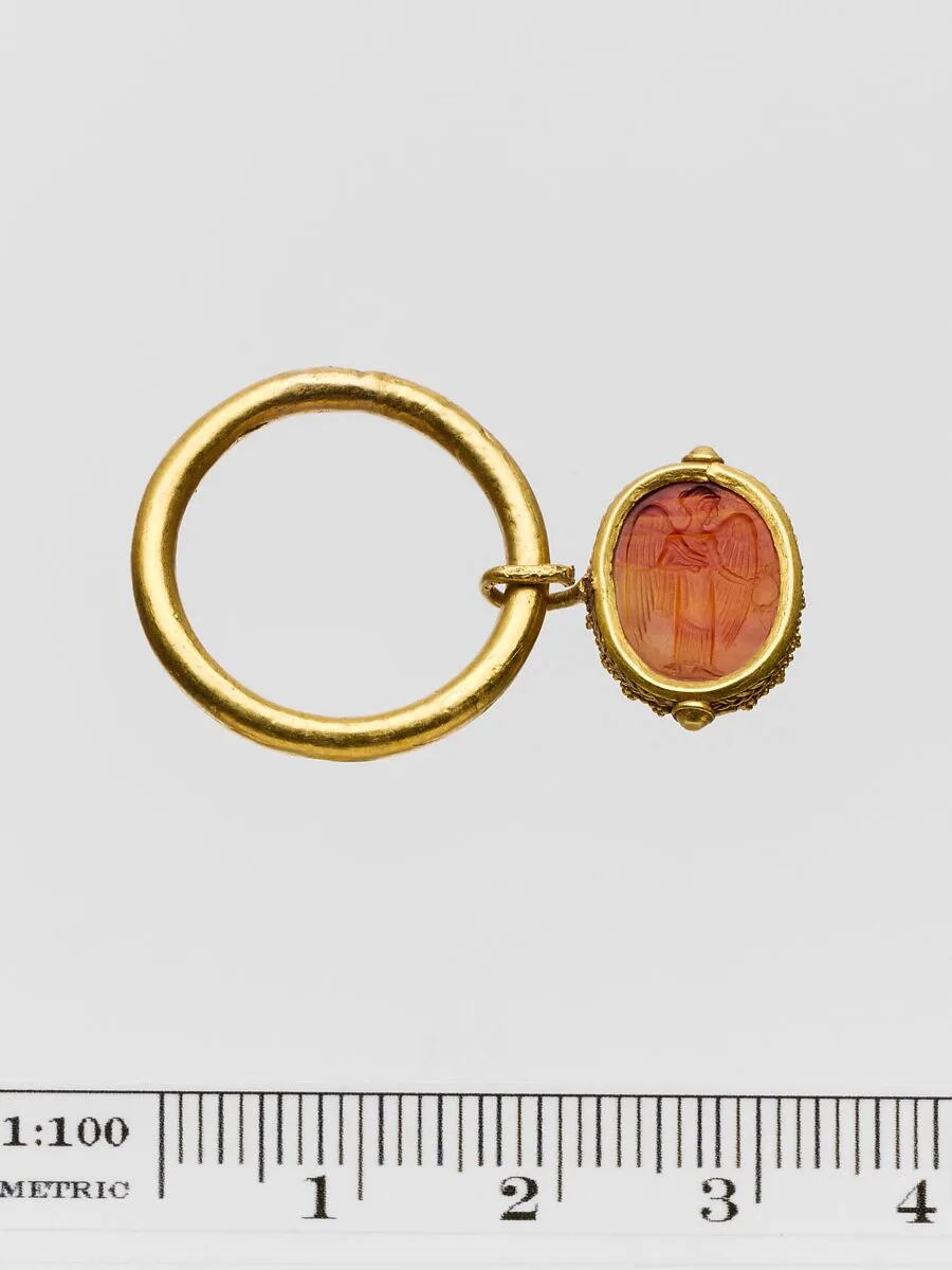 Carnelian scaraboid seal — Unknown