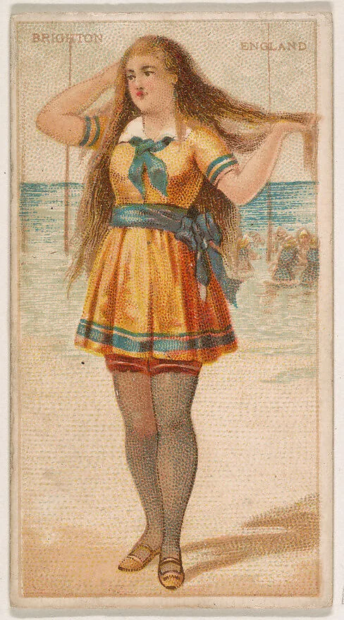 Brighton, England, from the Surf Beauties series (N232), issued by Kinney Bros. — Kinney Brothers Tobacco Company