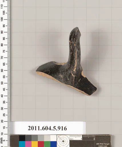 Terracotta fragment of a kylix (drinking cup)