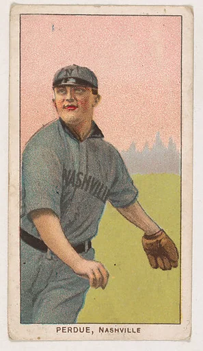 Hub Perdue, Nashville, from Coupon Cigarettes Baseball Issue, 1910