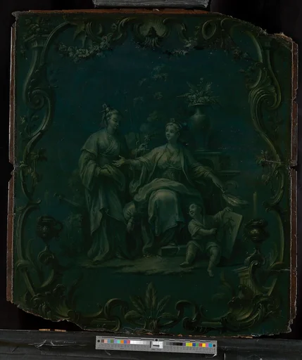 Panel (from a sedan chair (?))