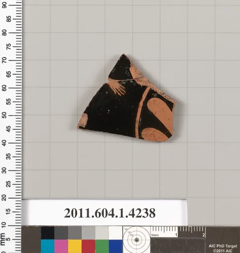 Terracotta fragment of a kylix (drinking cup)
