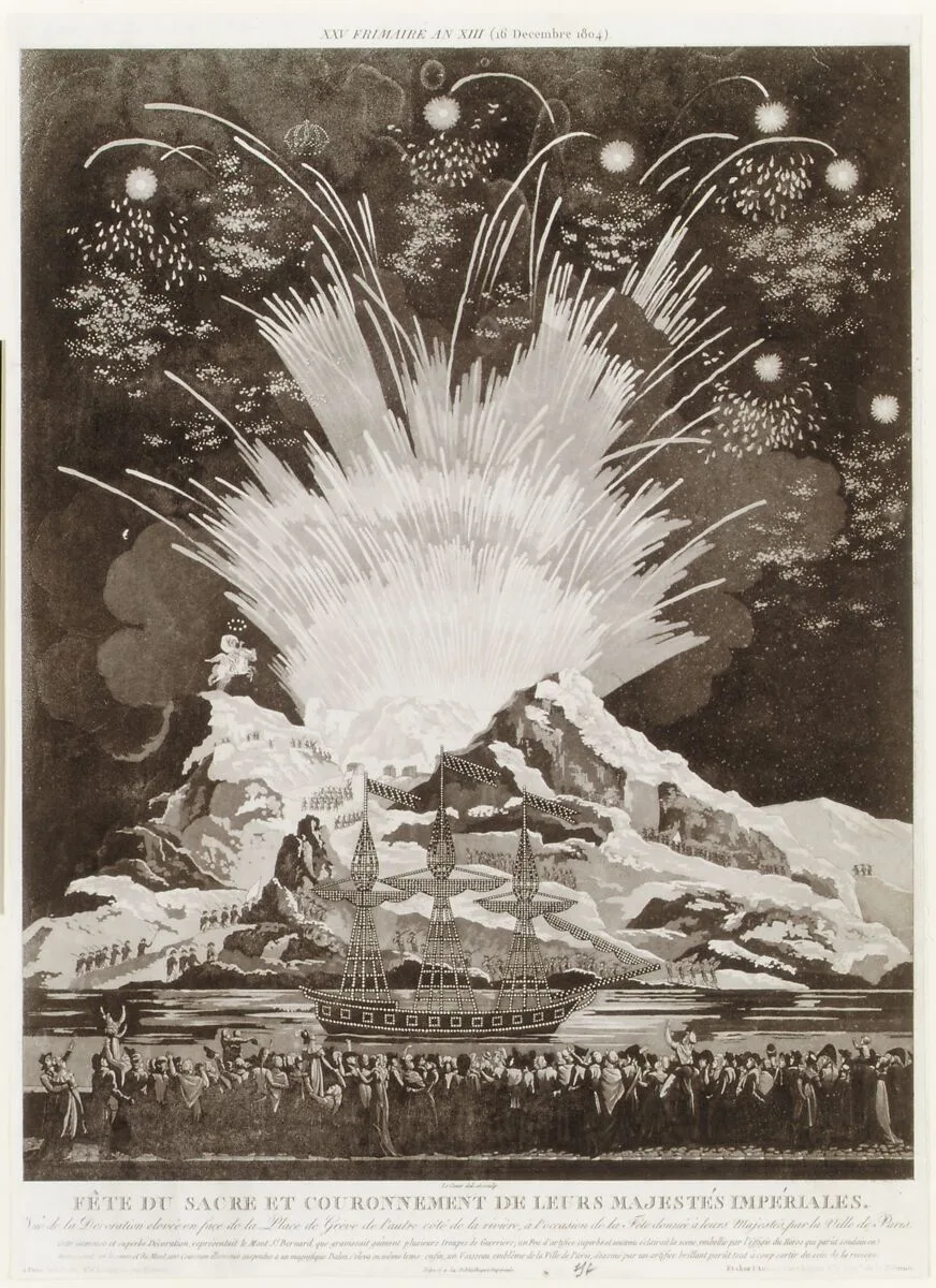 Coronation of Napoleon, Paris, December 16, 1804 — Louis Le Coeur