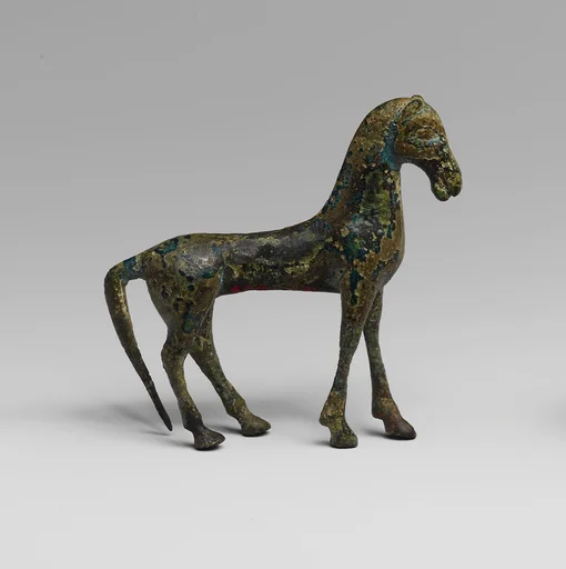 Bronze statuette of a horse