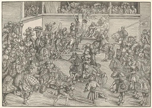 The Tournament with Samson and the Lion