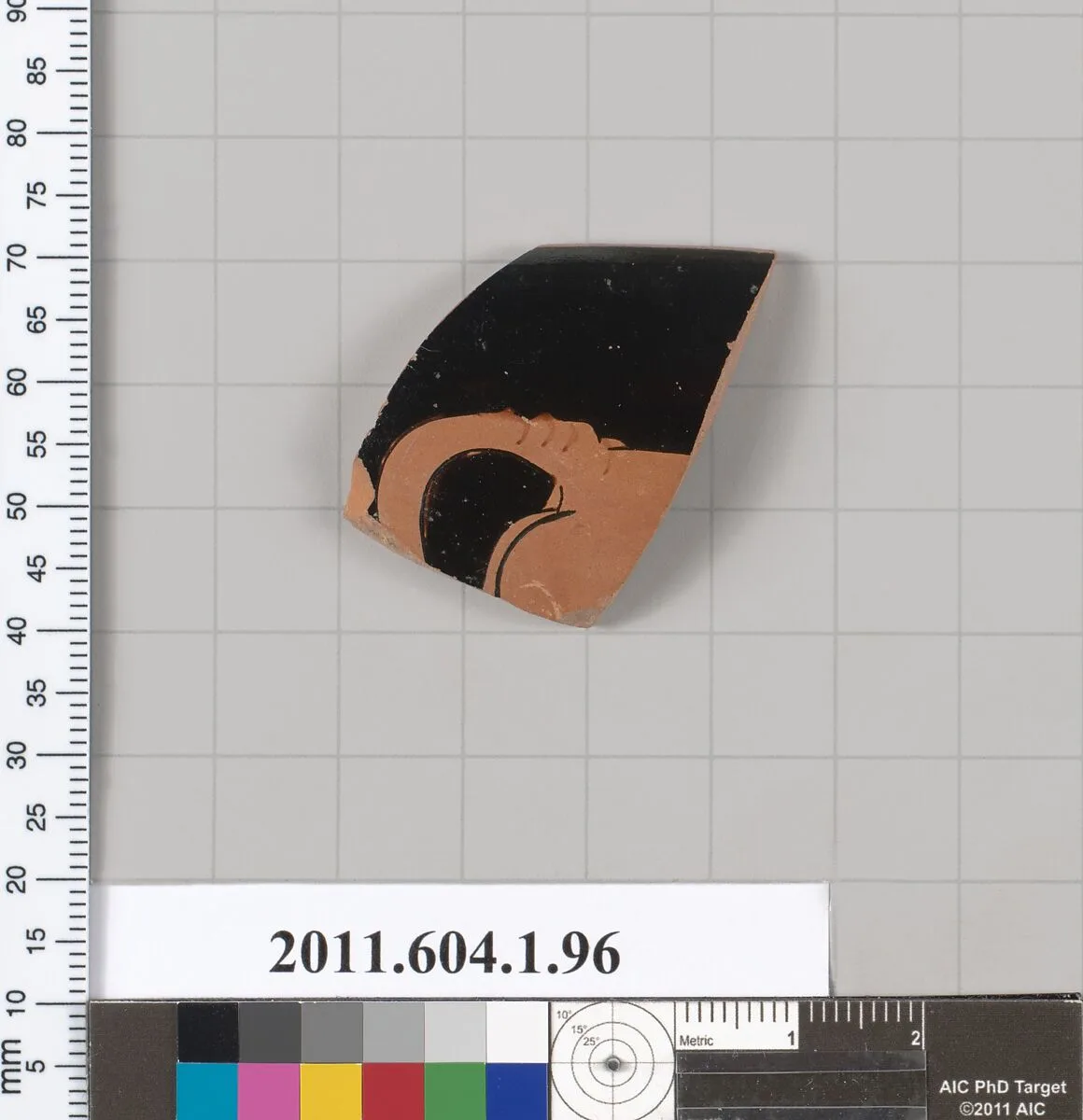 Terracotta rim fragment of a kylix (drinking cup) — Unknown