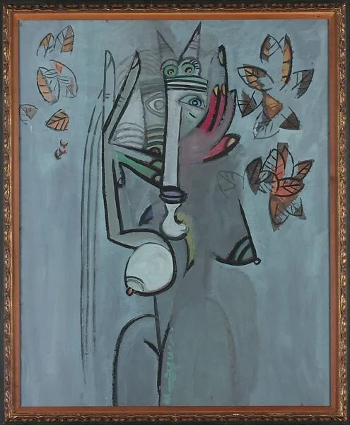 Goddess with Foliage — Wifredo Lam