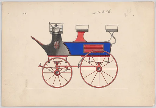 Design for Roof Seat Demi Break, no. 4216
