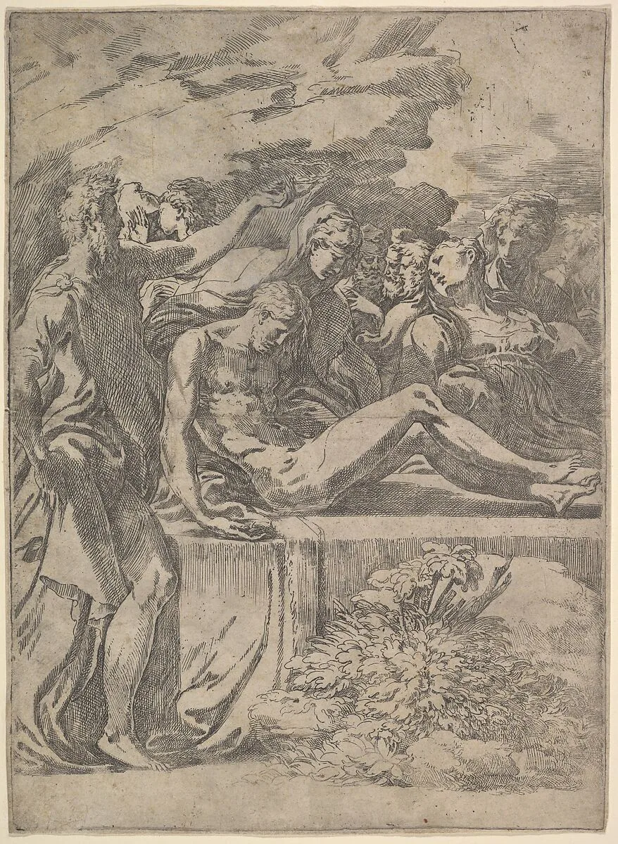 Entombment — Parmigianino (Girolamo Francesco Maria Mazzola)