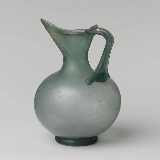 Glass spouted jug