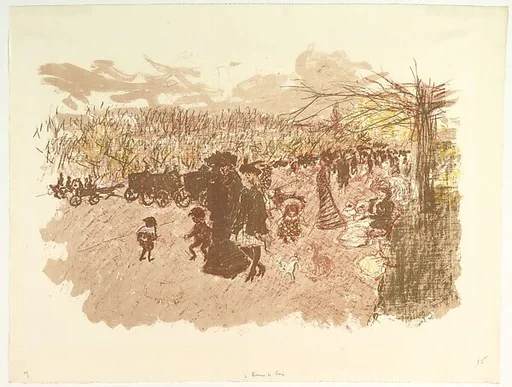 Avenue Bois de Boulogne, from the series "Some Aspects of Parisian Life"