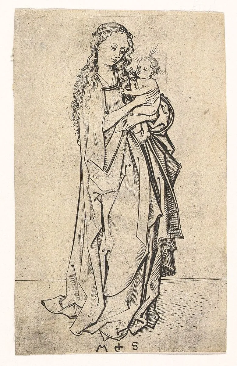 The Small Madonna and Child — Martin Schongauer